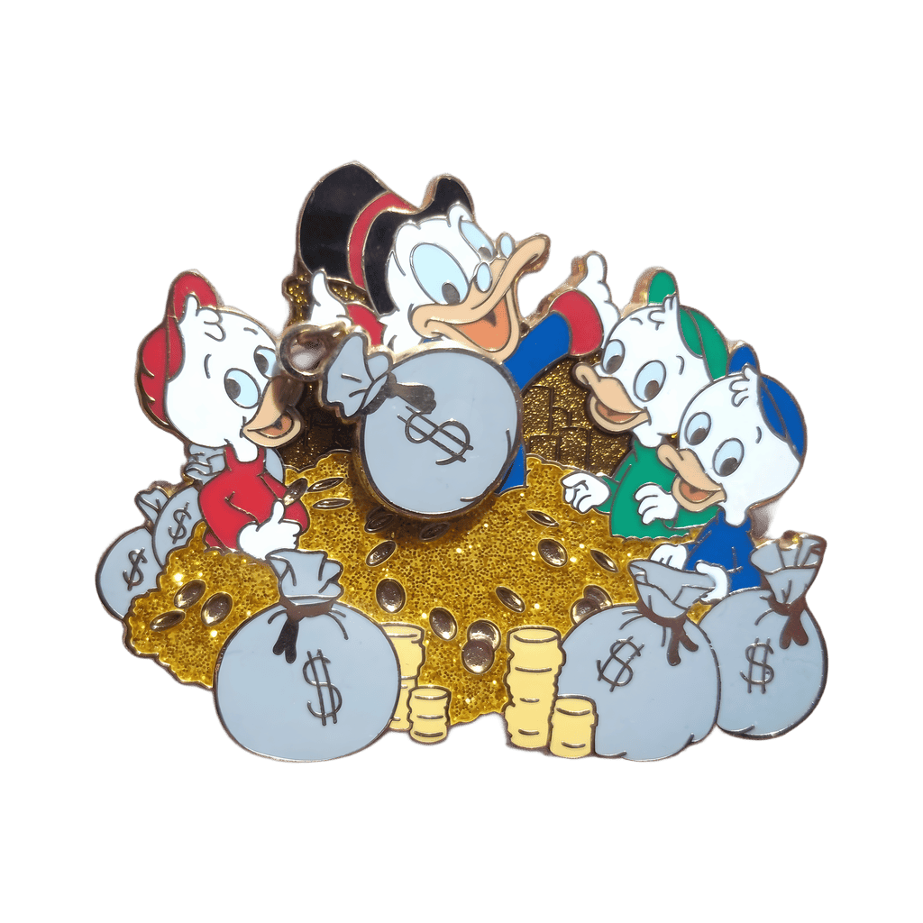 Scrooge McDuck, Huey, Dewey and Louie Disney pin