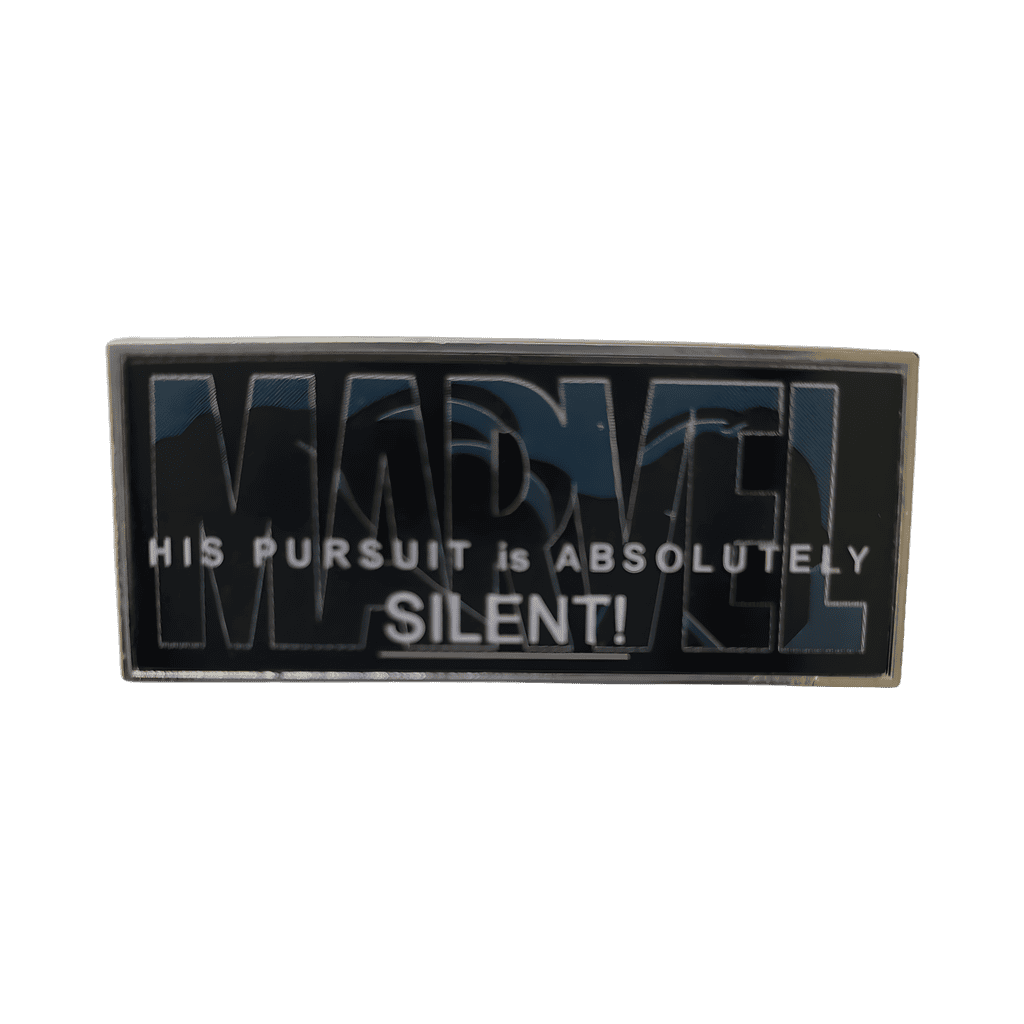 Marvel Logo - Black Panther Disney pin