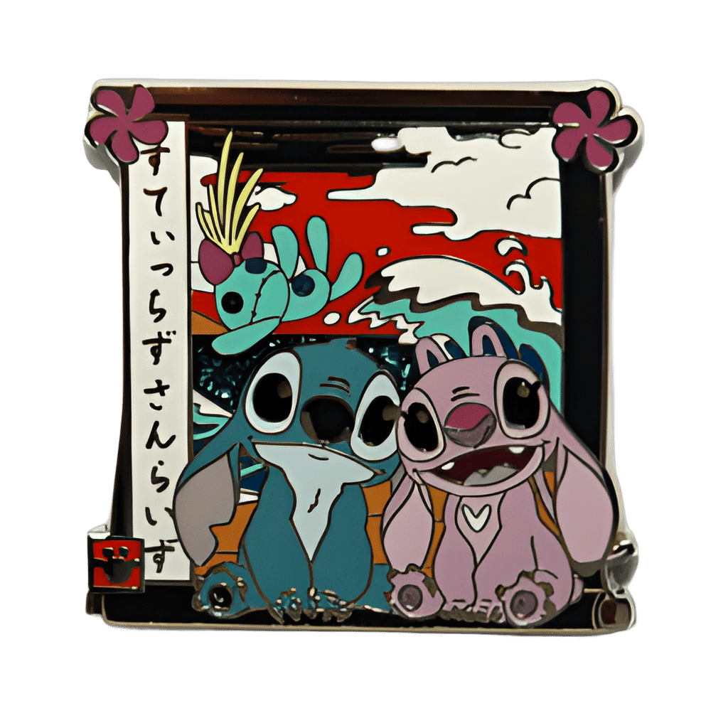 Stitch, Angel & Scrump - Sea Scene Disney pin