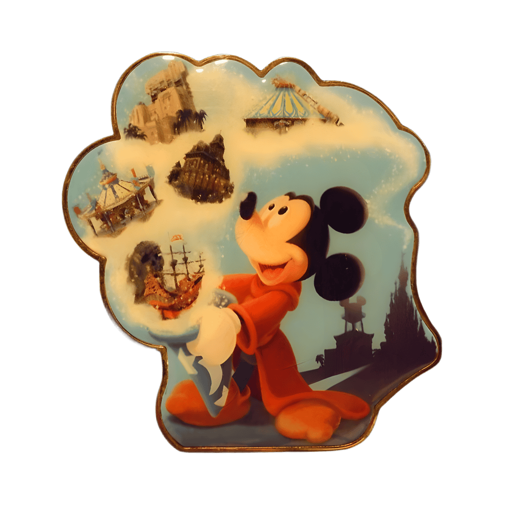 DLP Sorcerer Mickey with Attractions Disney pin