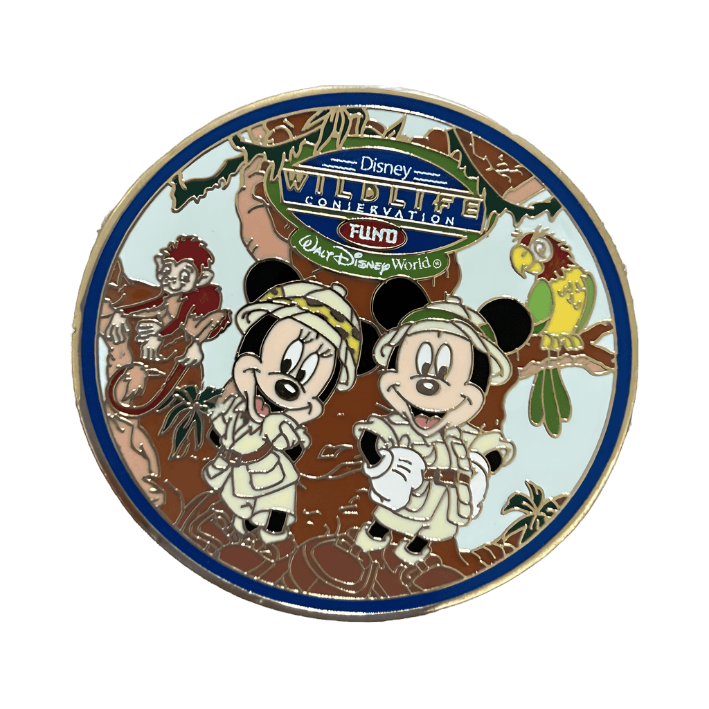 Safari Mickey & Minnie Disney pin