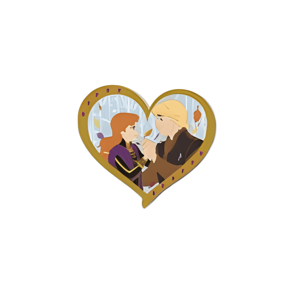Anna and Kristoff Disney pin