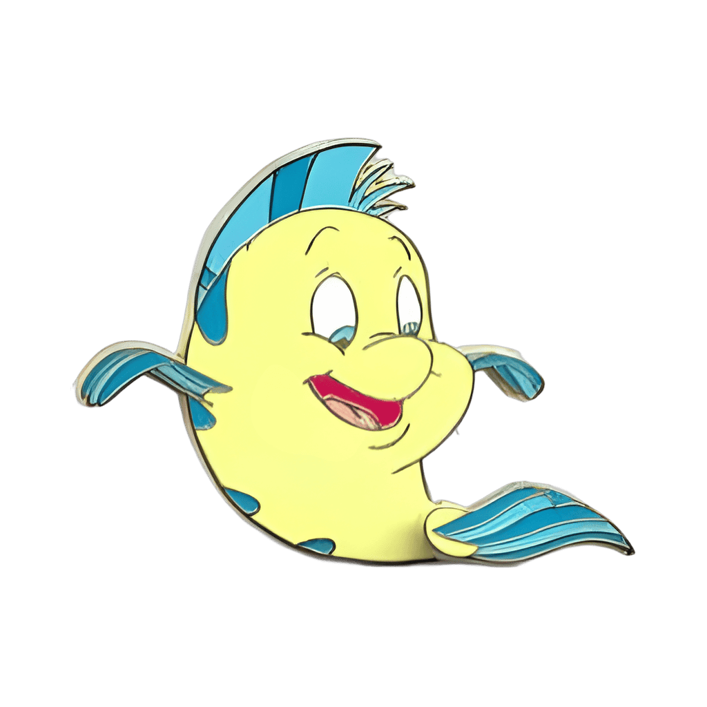 Flounder Disney pin