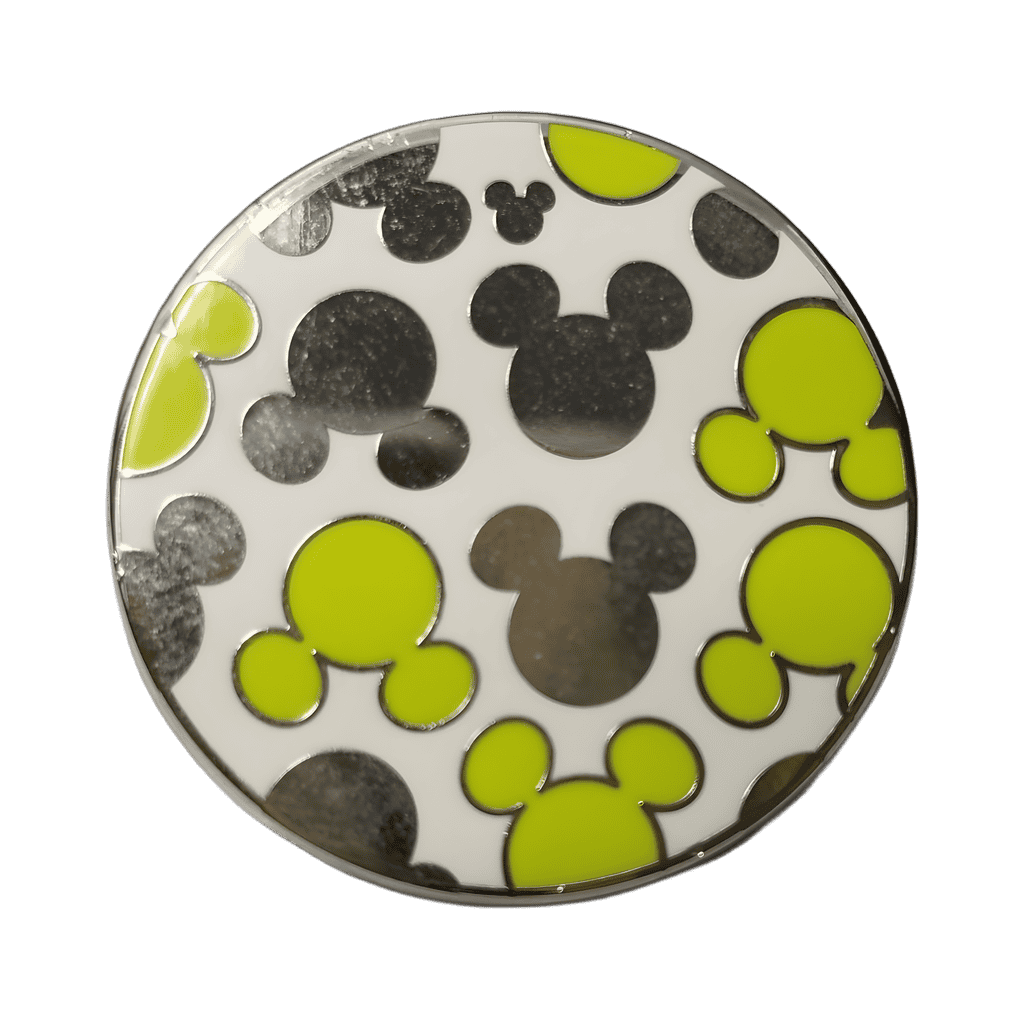 Silver and Green Disney pin