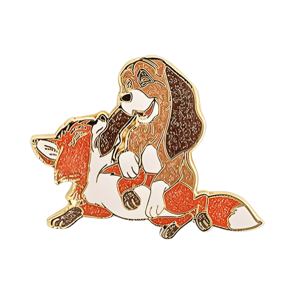 Tod and Copper Chaser Disney pin