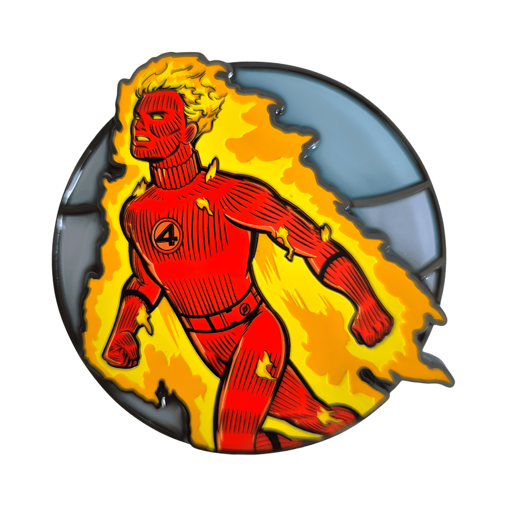 Human Torch Disney pin