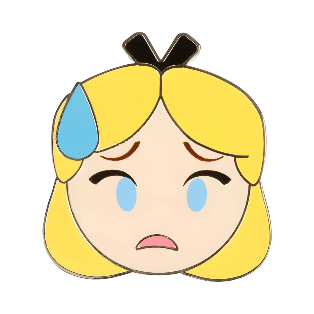 Sad But Relieved Alice Disney pin