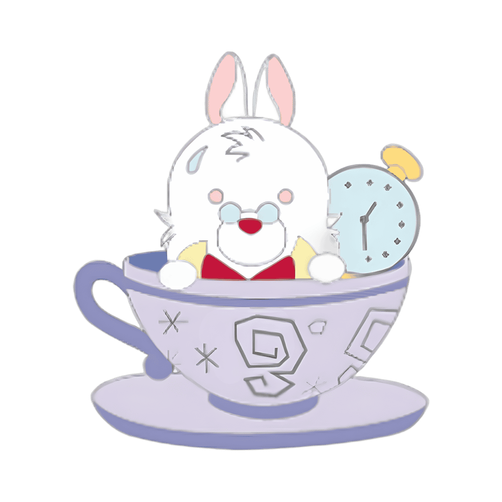 White Rabbit Disney pin