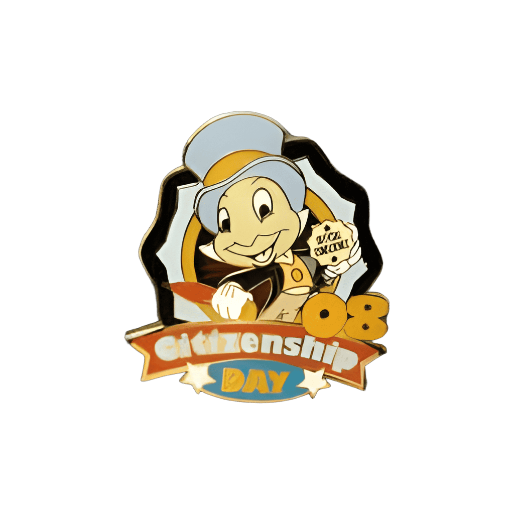 Citizenship Day 2008 - Jiminy Cricket Disney pin