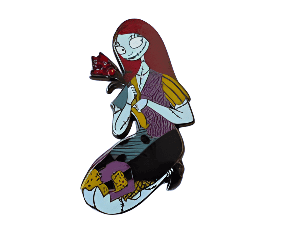 Sally with Jeweled Flower Disney pin