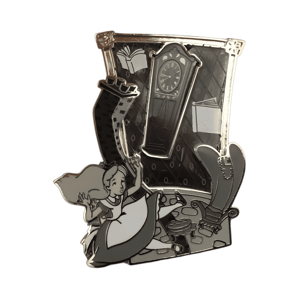 Version 6 - Black and White Disney pin