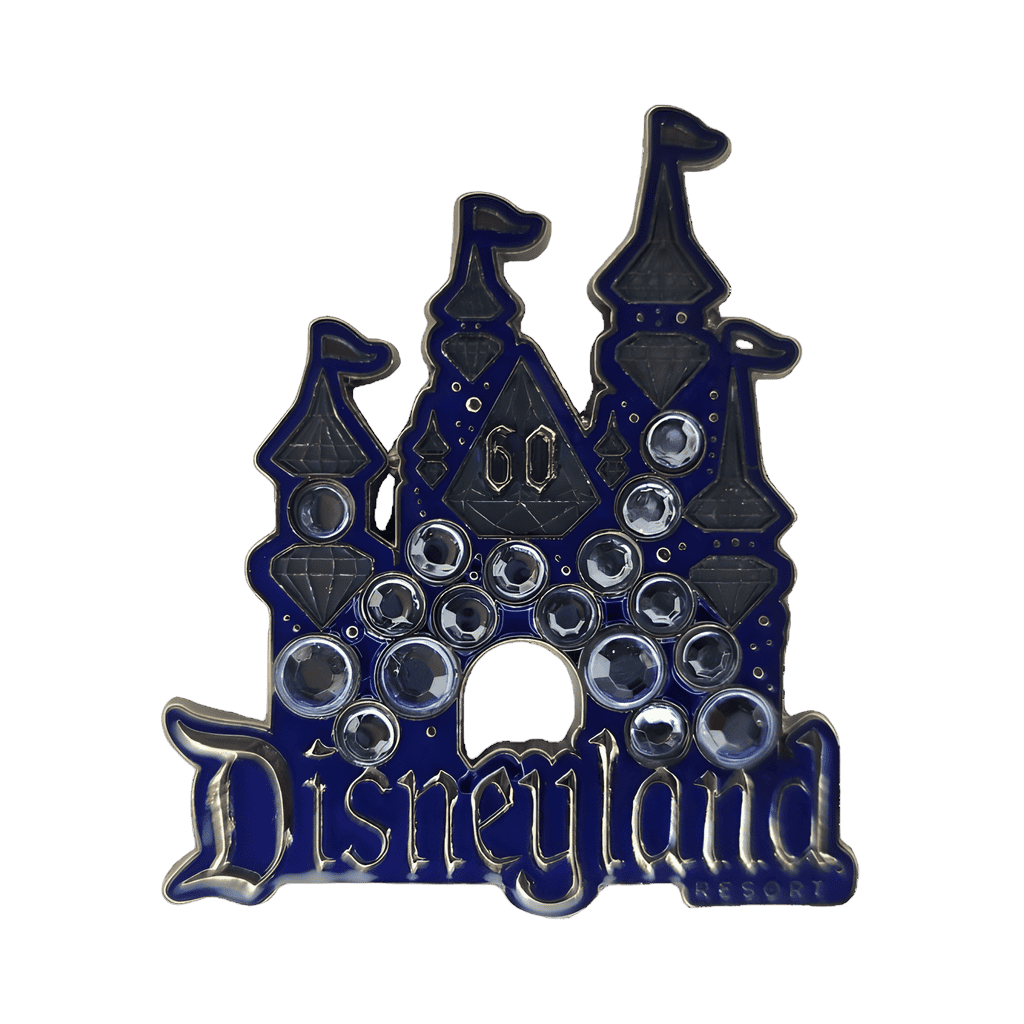 60th Jeweled Castle Disney pin