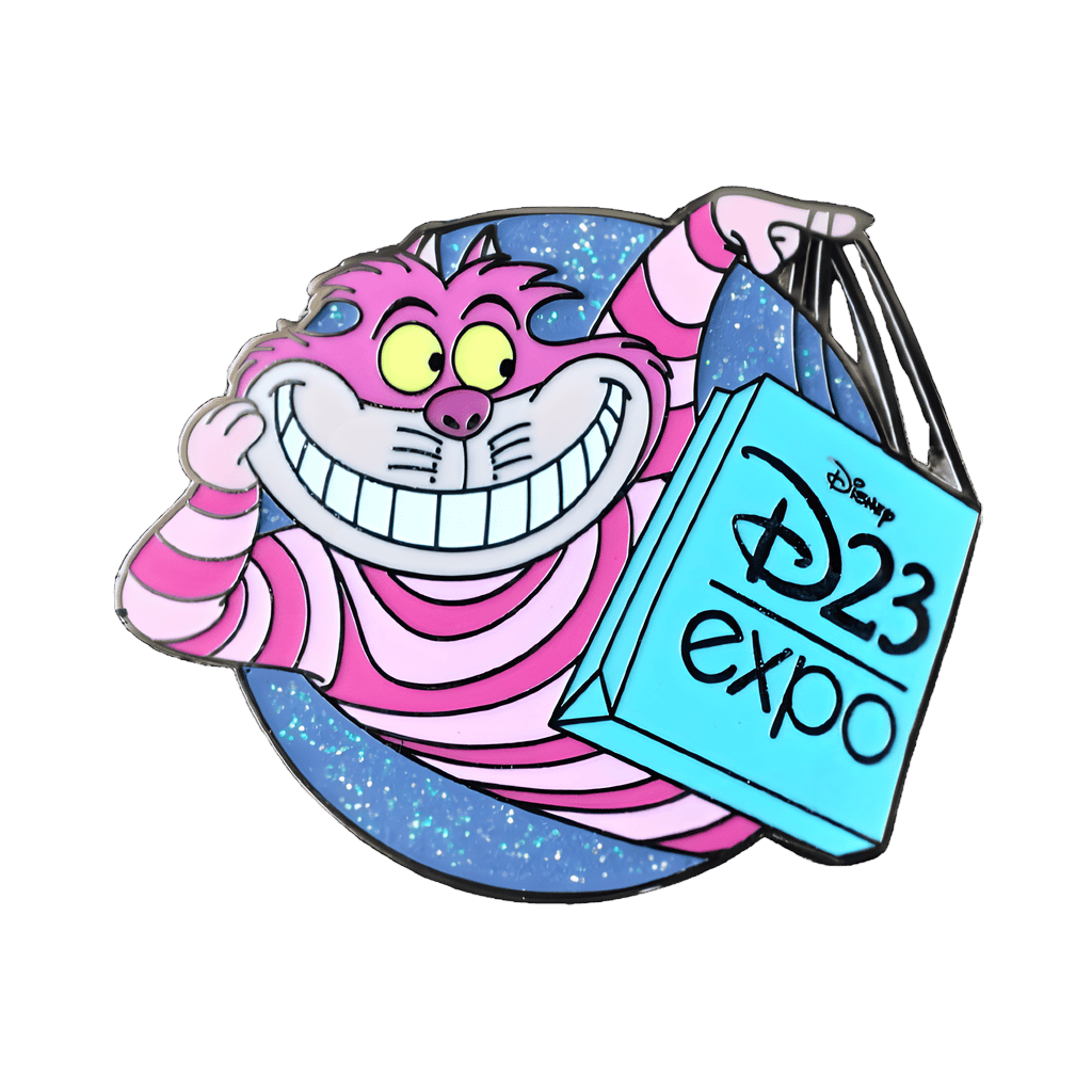 Cheshire Cat with Shopping Bag Disney pin