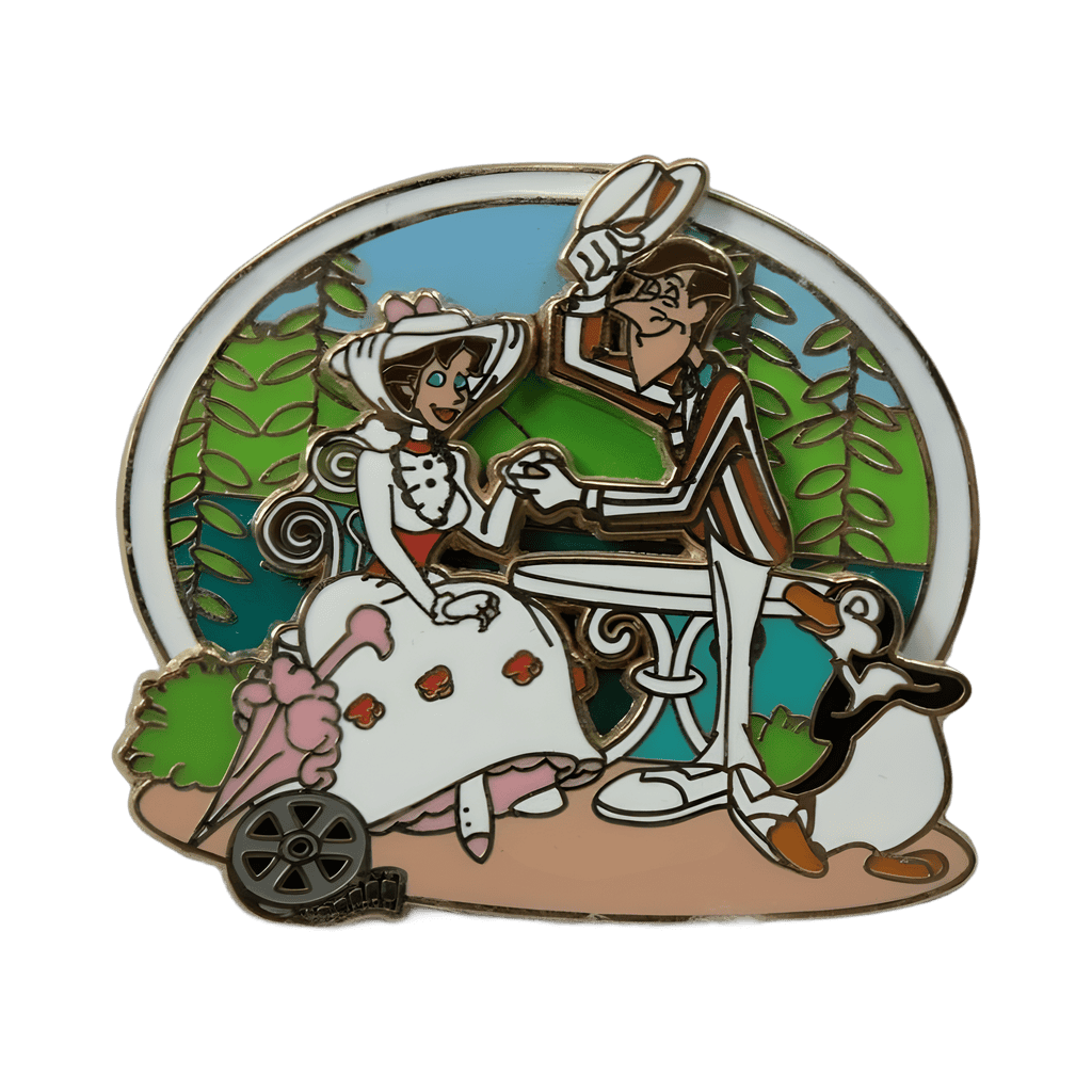 Bert and Mary at Restaurant Disney pin