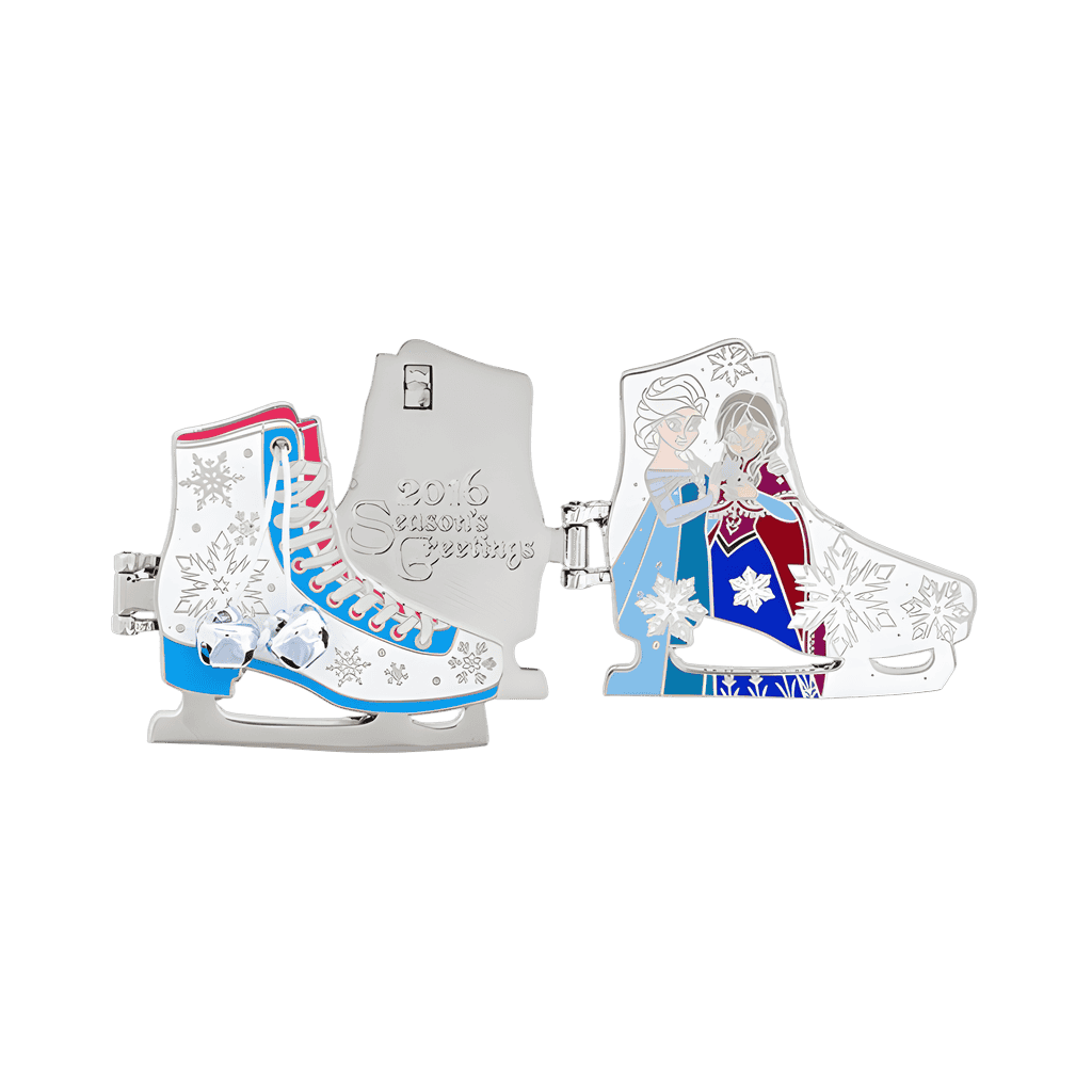 Anna and Elsa Ice Skates Disney pin