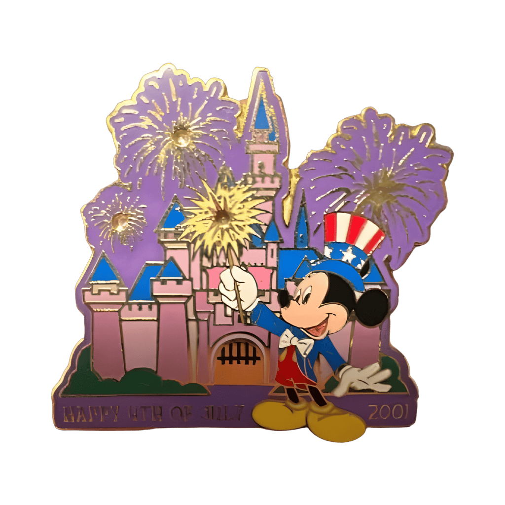 Mickey with Light-up Fireworks Disney pin