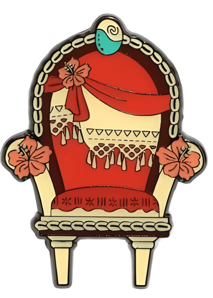 Moana Throne Disney pin