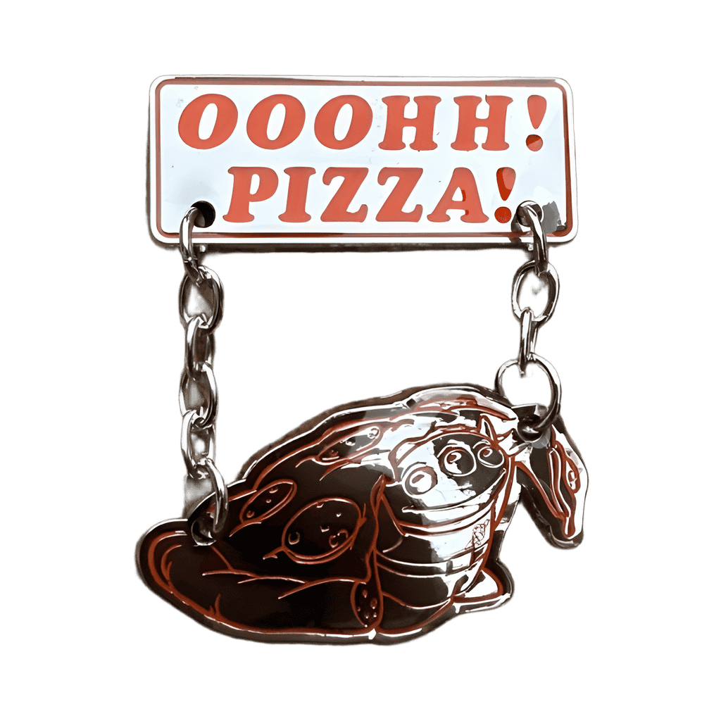 Pizza Planet Aliens Disney Flair Set - Ooohh! Pizza! Dangle Disney pin