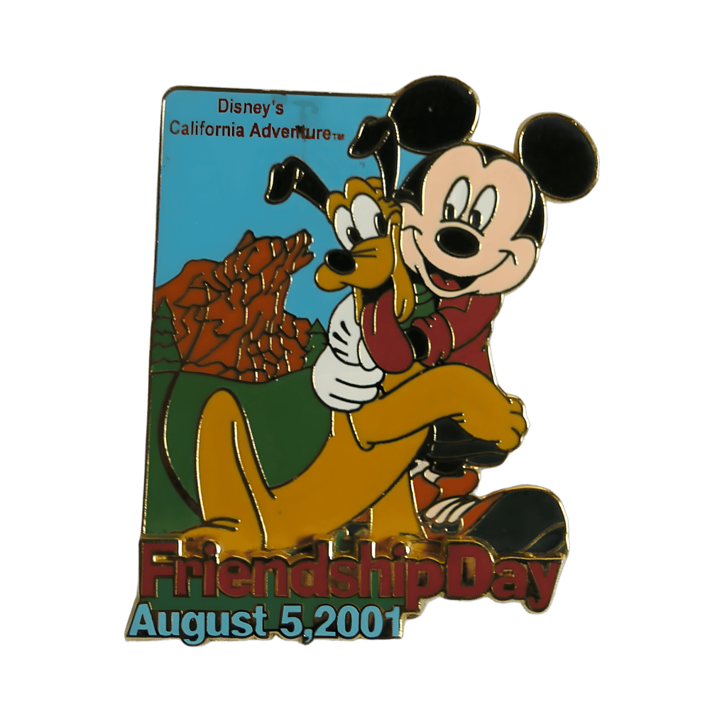 Mickey and Pluto - California Adventure Disney pin