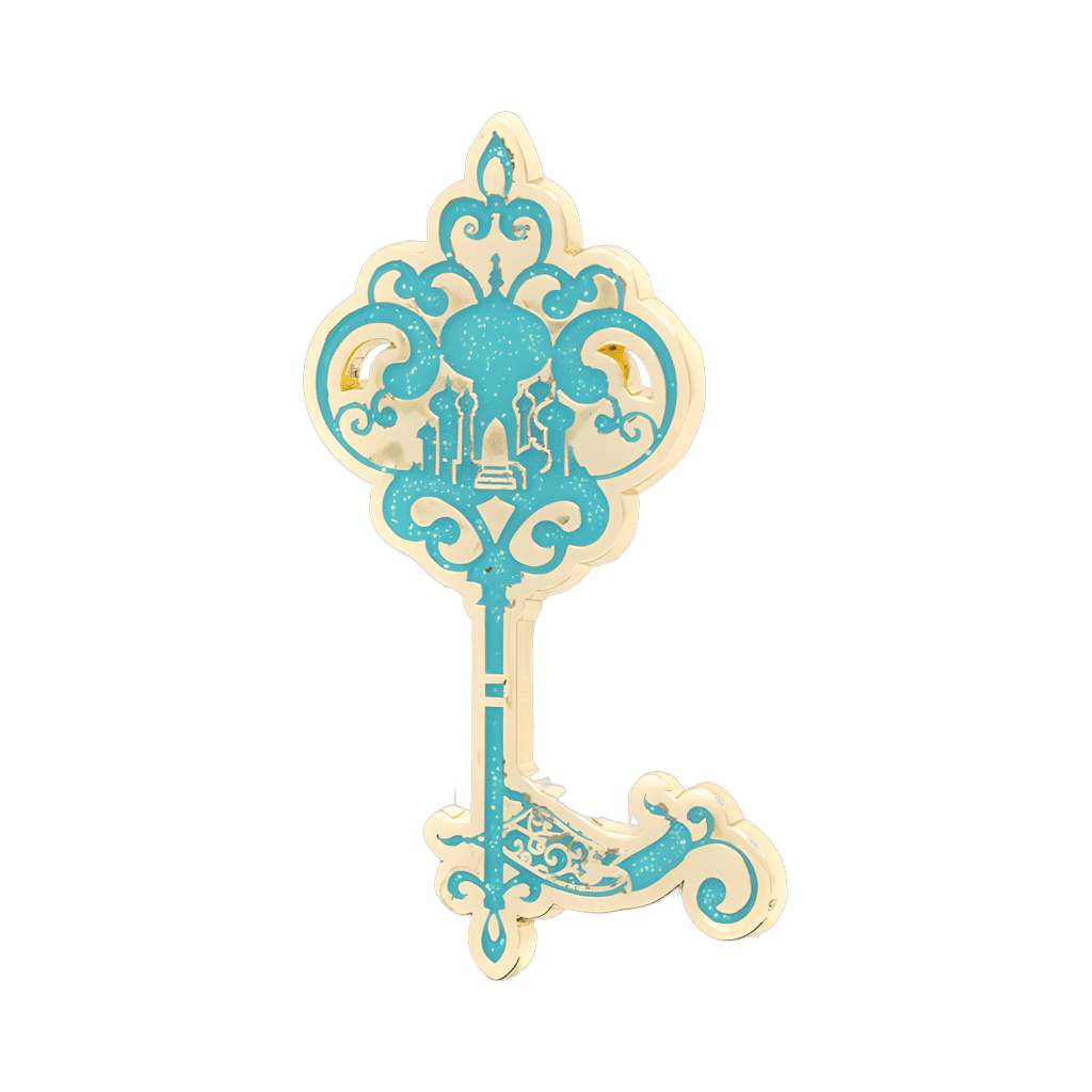 Jasmine Key Disney pin