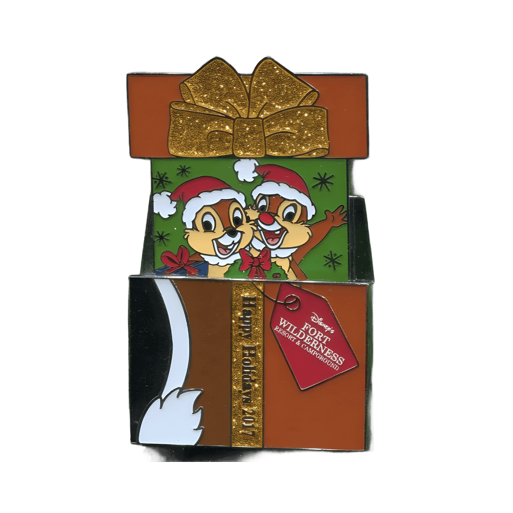 Fort Wilderness Resort & Campgrounds - Chip & Dale Gift Box Disney pin