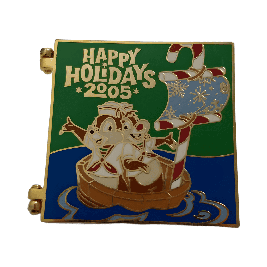 Yacht Club - Chip & Dale Greeting Card Disney pin