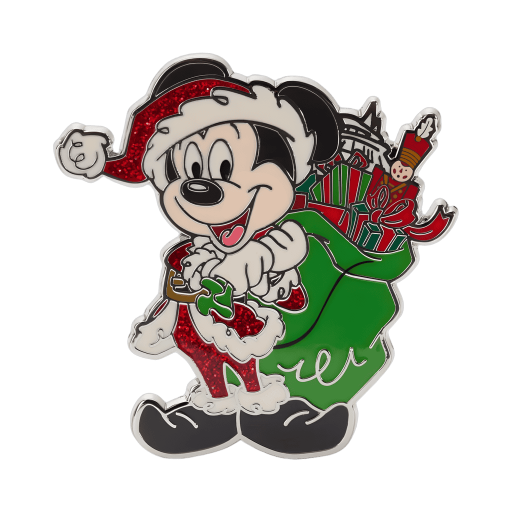 Santa Mickey with Gift Sack Disney pin
