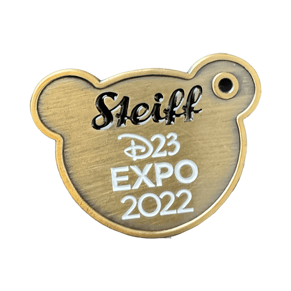 D23 Expo 2022 - Steiff Bronze Bear Head - Disney Fan Club Disney pin