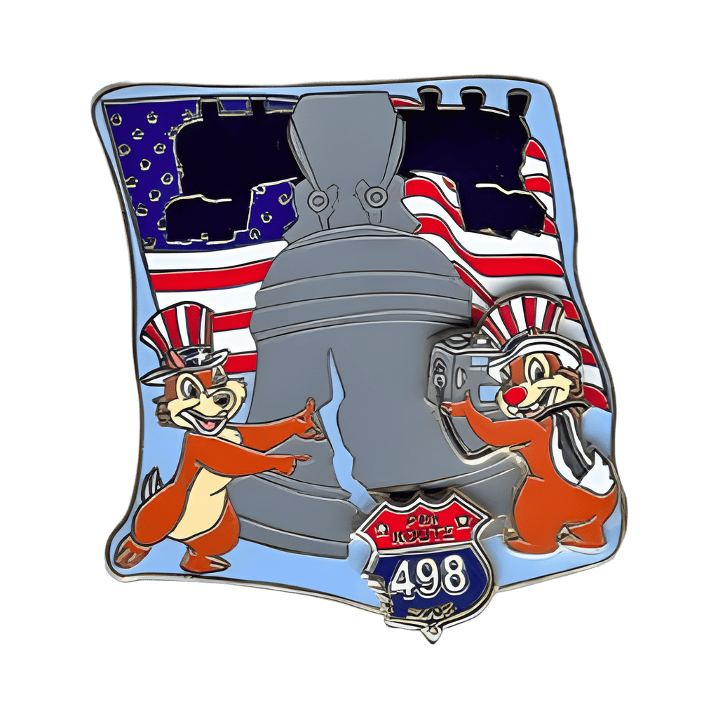 Chip 'n' Dale Celebrate America Disney pin