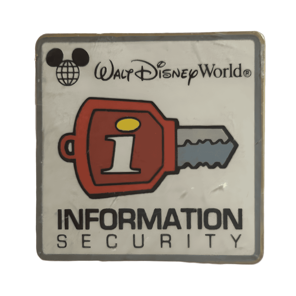 Walt Disney World Information Security Disney pin