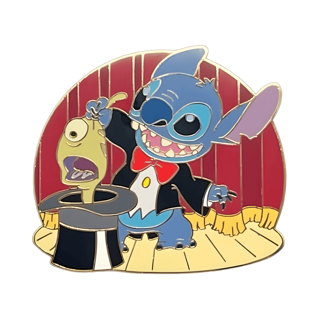 Stitch & Pleakley Magic Act Disney pin