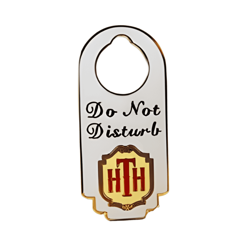 Do Not Disturb Door Hanger Disney pin