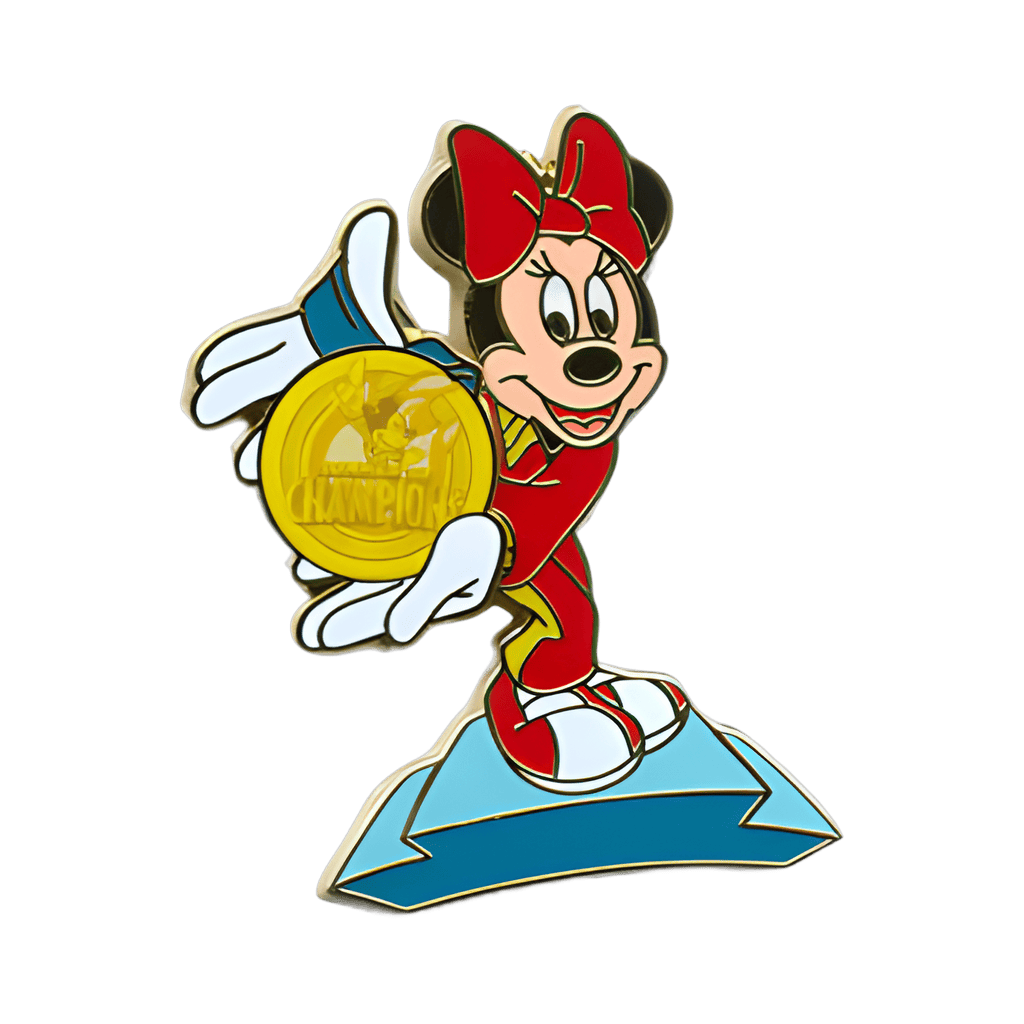 Minnie with Gold Medal Disney pin