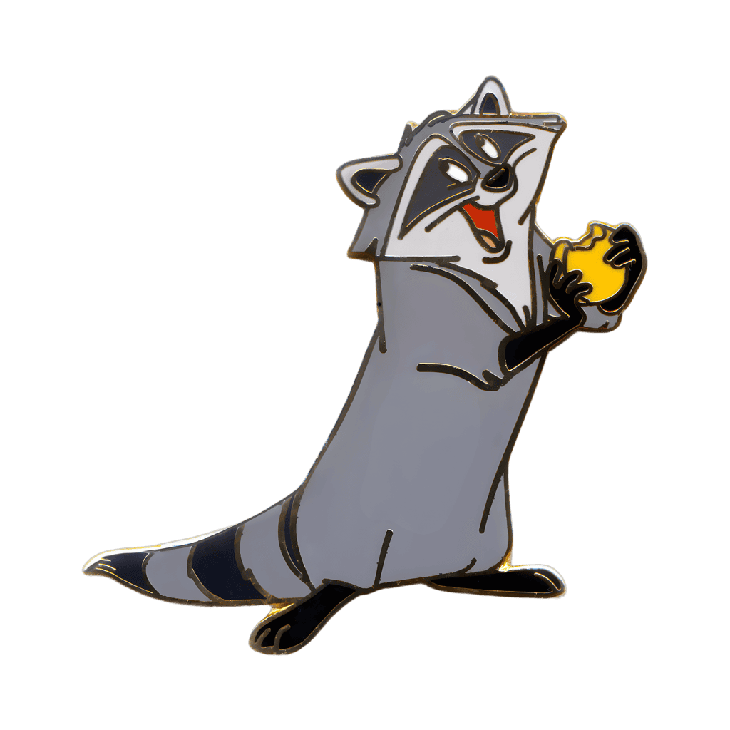 Meeko with a Biscuit Disney pin
