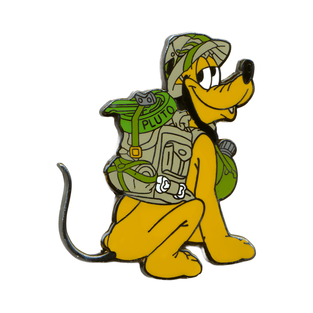 Pluto in Safari Gear Disney pin