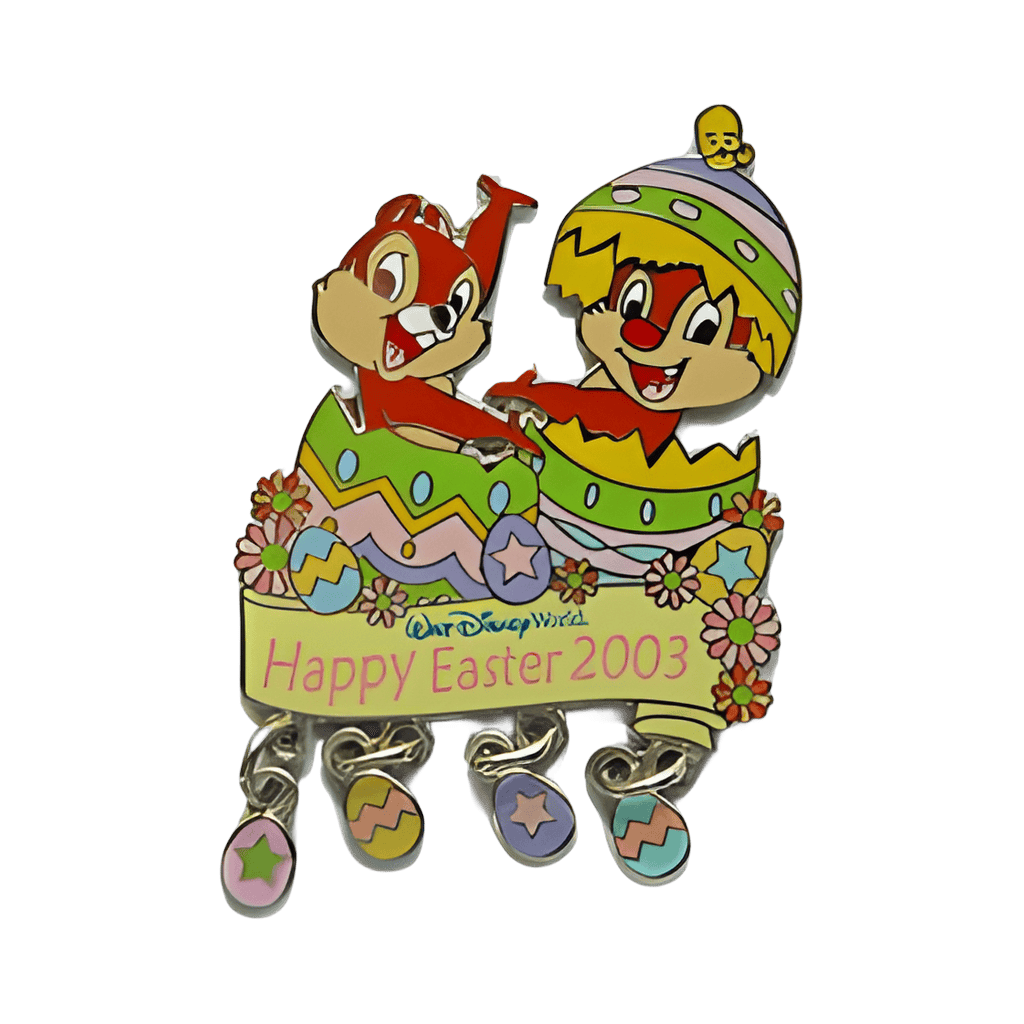 Chip & Dale Happy Easter Disney pin