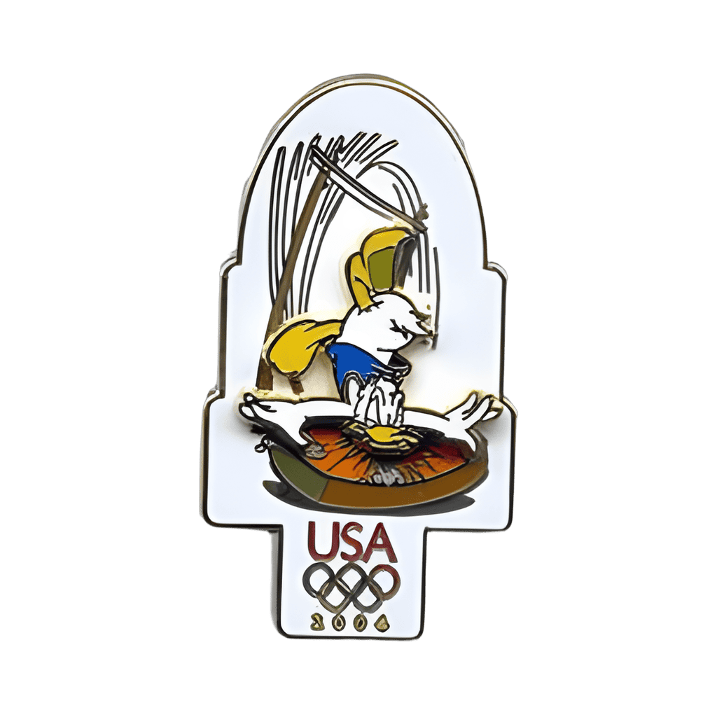 USA Olympic Donald Duck Pole Vault Disney pin