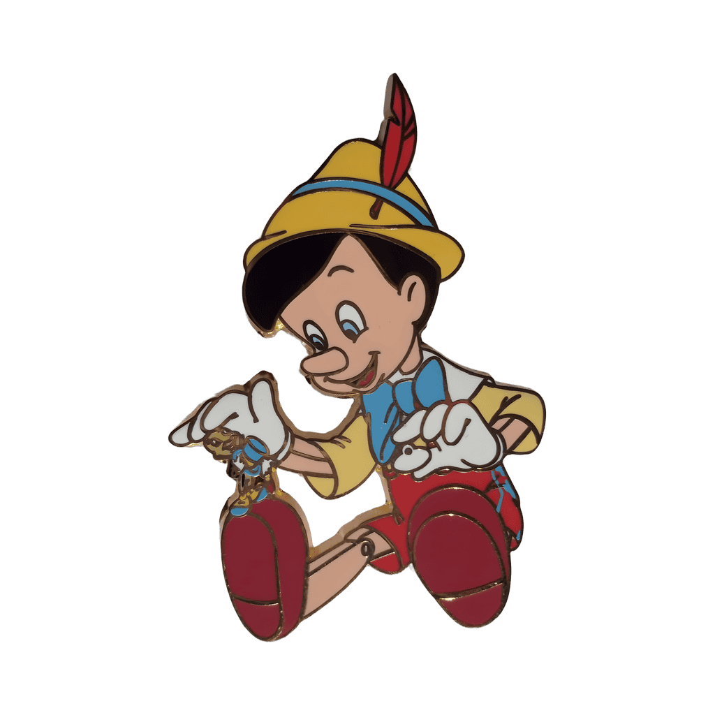 Pinocchio and Jiminy Disney pin