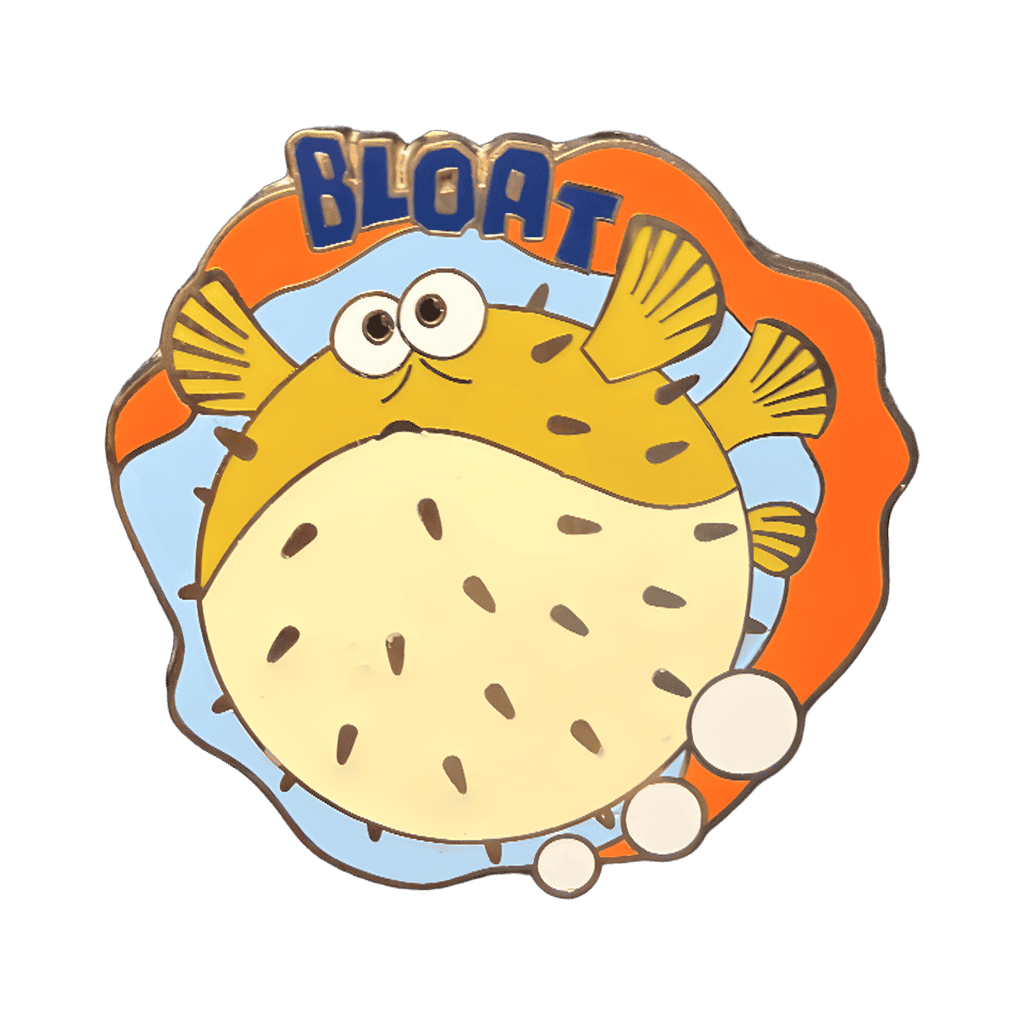 Bloat Disney pin