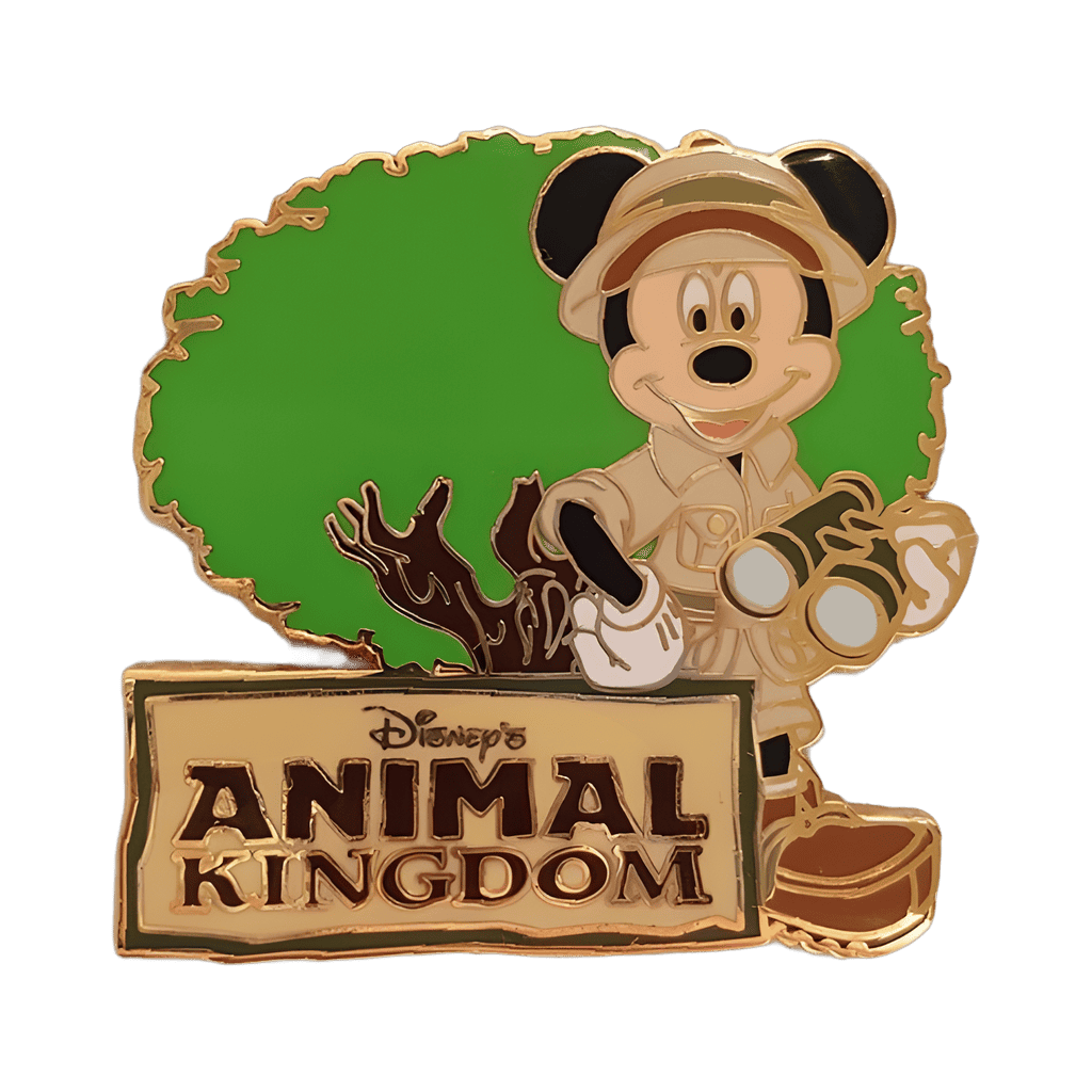 Mickey in Safari Gear Holding Binoculars Disney pin