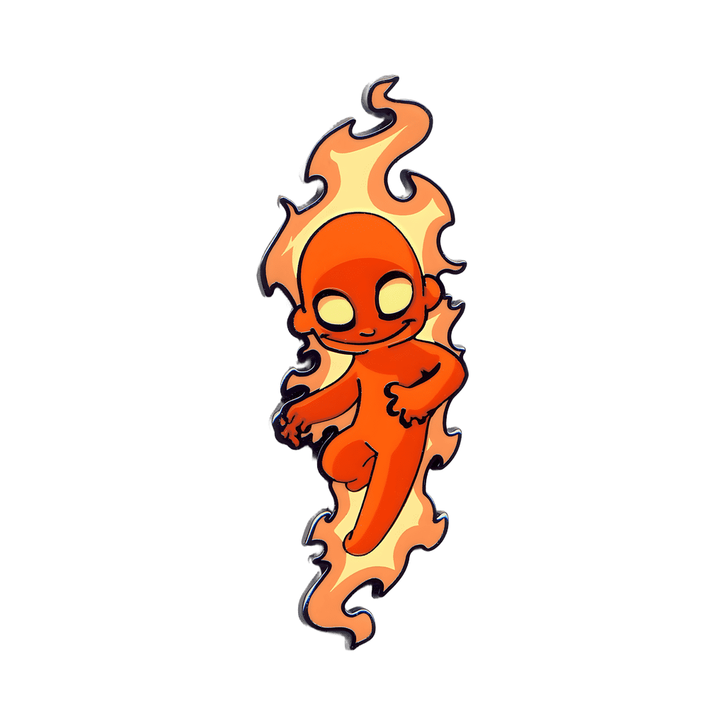 Human Torch Disney pin