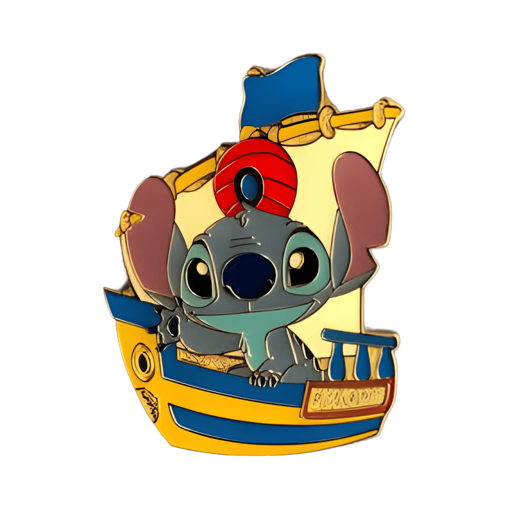 Arabian Coast - Sailboats - Stitch Disney pin