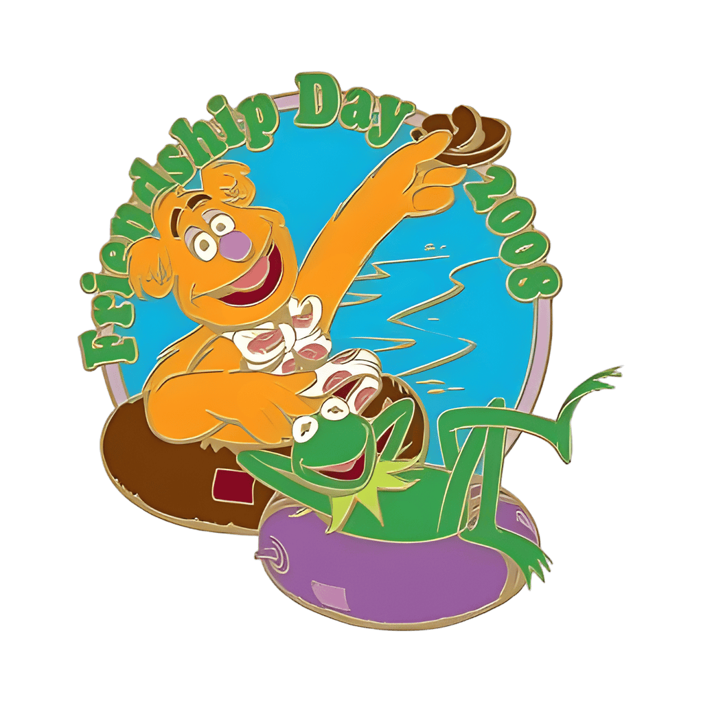 Kermit and Fozzie Bear Disney pin