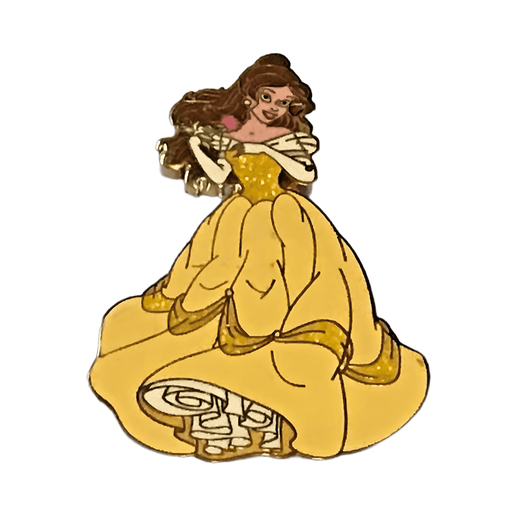 Belle - Glitter Dress Disney pin