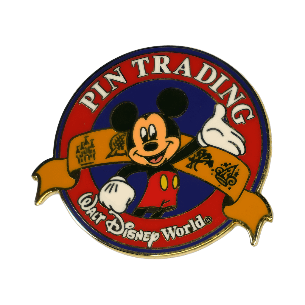 Pin Trading with Mickey Logo WDW Disney pin