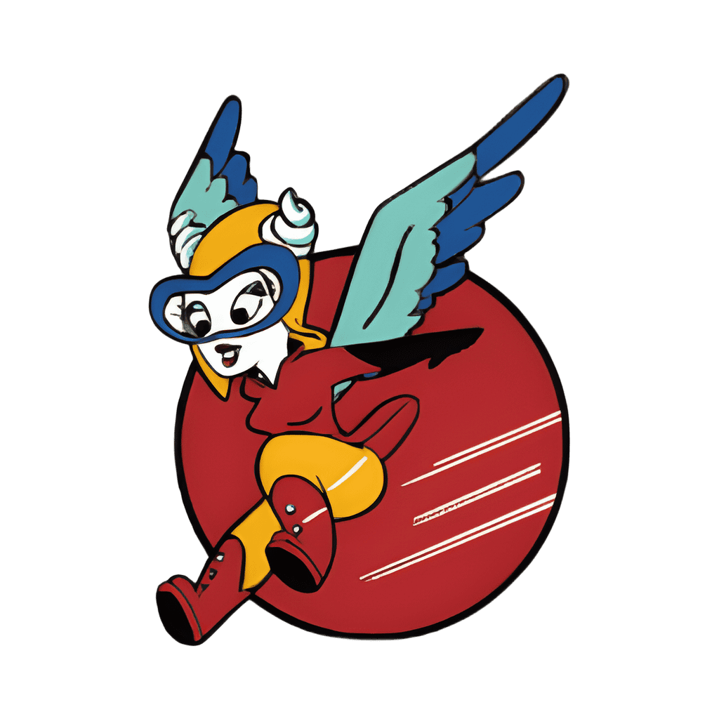 Fifinella with Blue Wings Disney pin