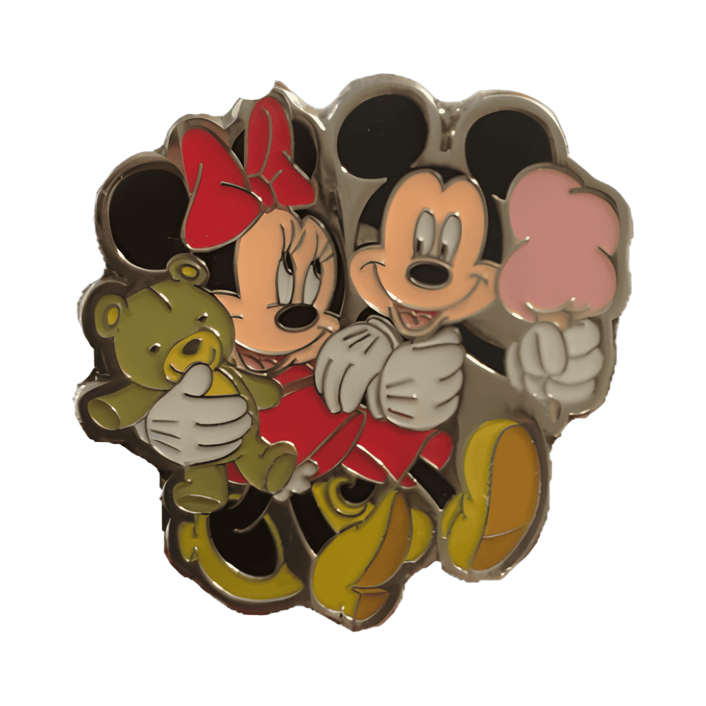 Mickey and Minnie Walking Disney pin