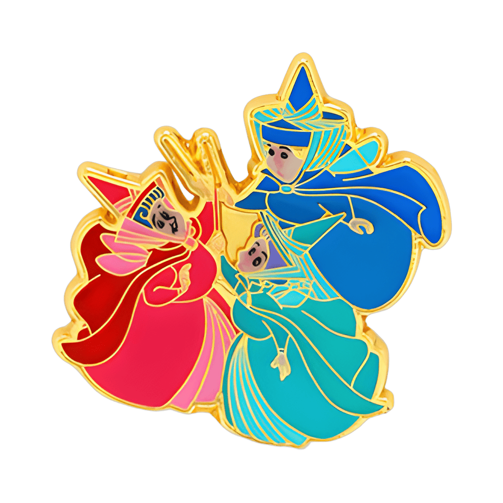 Flora, Fauna  & Merryweather Disney pin
