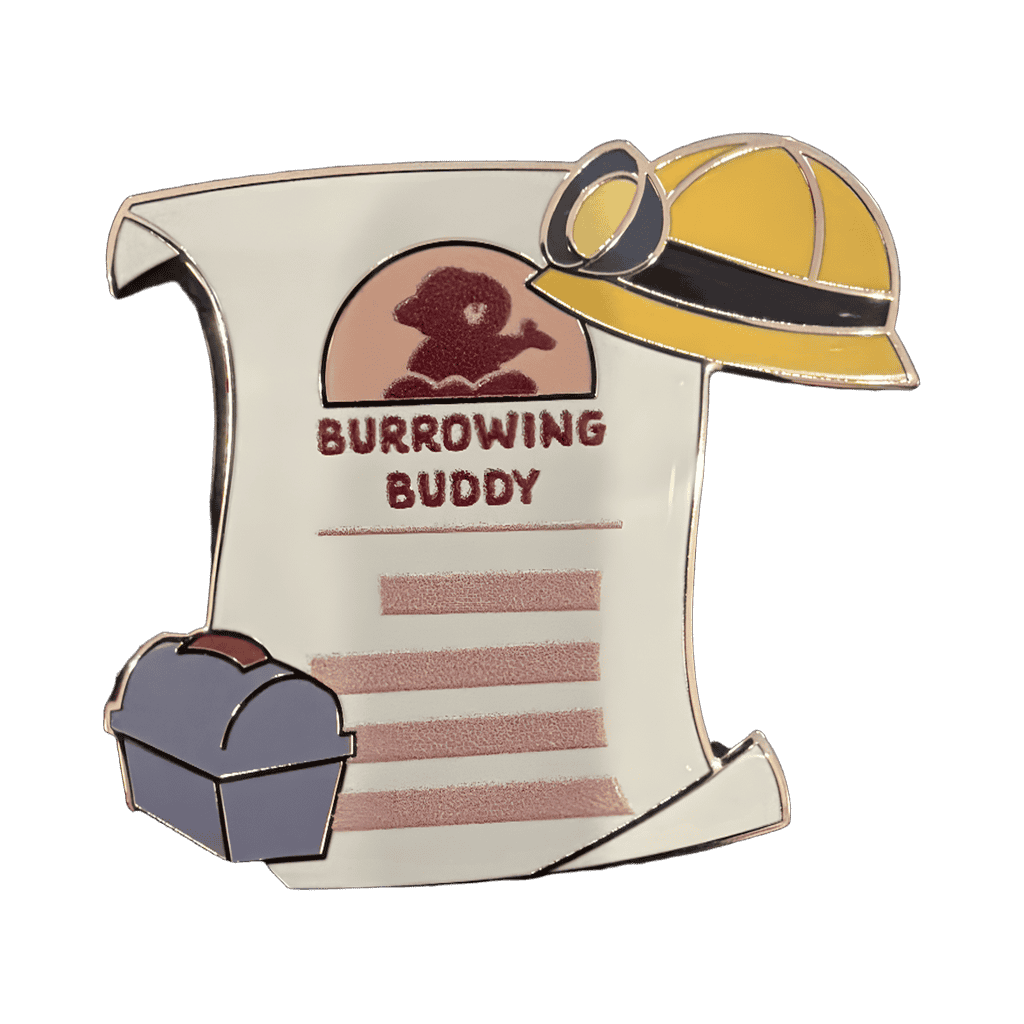 Burrowing Buddy Disney pin
