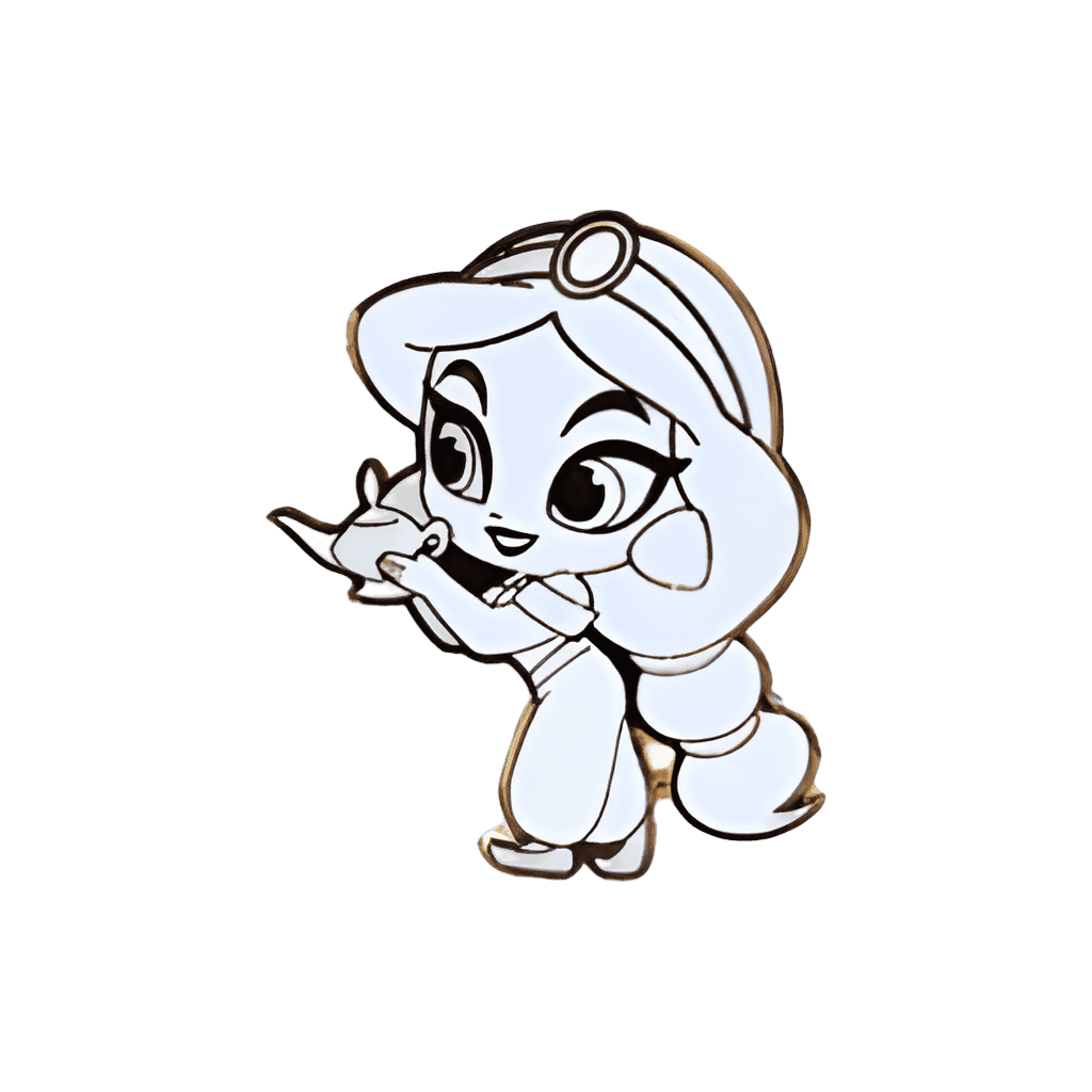 White Out Jasmine Disney pin